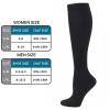 Compression Socks Men 3 Pairs Compression Stocking Blood Circulation Promotion Slimming Compression Socks Anti-Fatigue Comfortable Solid Color Socks compression socks for nurses(YS001-316-BK-3P,S-M) view 3