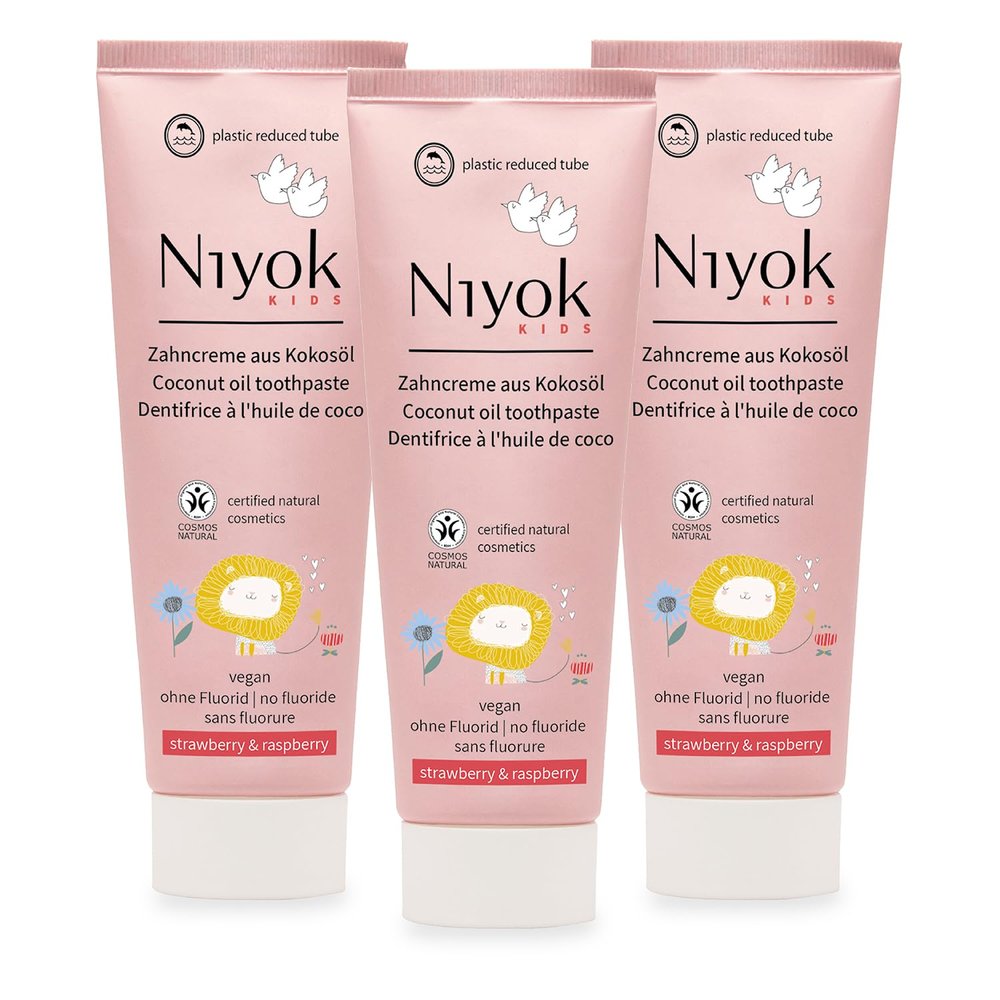 Niyok Toothpaste Ice Mint 5 x 75 ml with Organic Coconut Oil