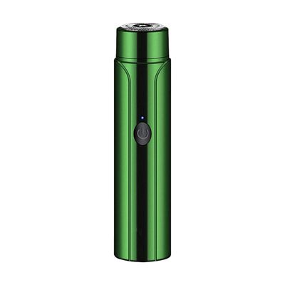 Bosiyrggrl Mini Portable Electric Shaver, Waterproof Shaver, USB Rechargeable Rotary Shaver,Gift for Boyfriend Husband Dad Green