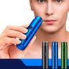 Bosiyrggrl Mini Portable Electric Shaver, Waterproof Shaver, USB Rechargeable Rotary Shaver,Gift for Boyfriend Husband Dad Green view 2