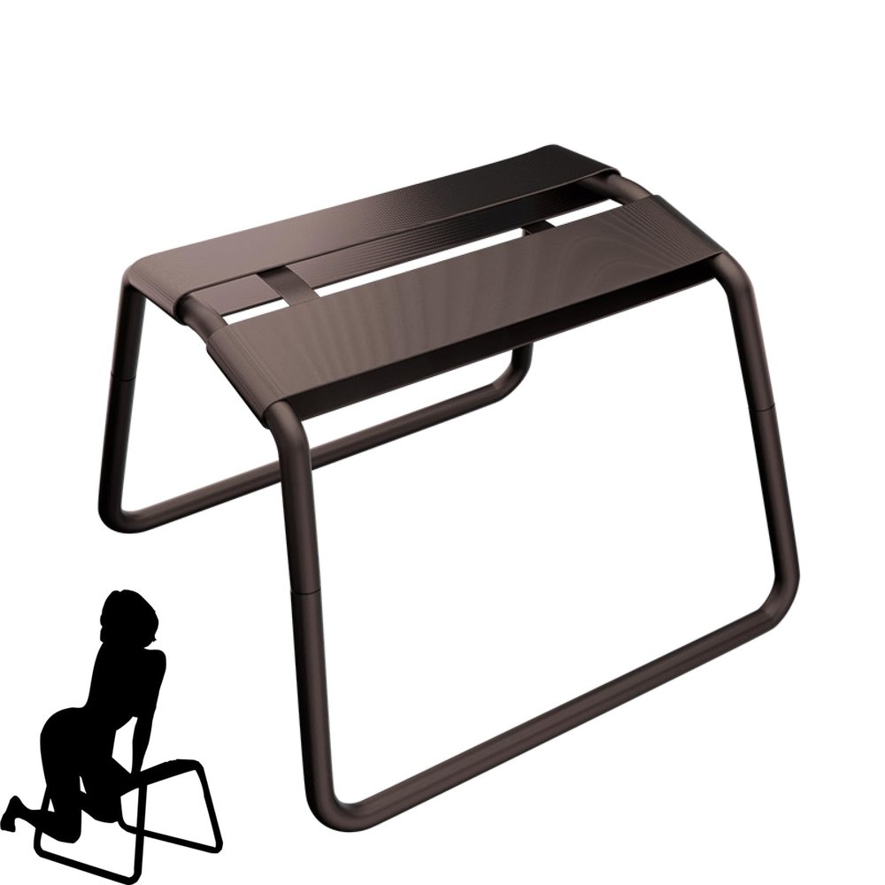 BAISUOSI Sex Chair for Couples & Women - Multifunctional Sex Stool with Bounce Technology, Weightless Position Enhancer, Ergonomic Sex Seat & Bedroom Furniture, Easy Assembly (Black)