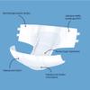 Soffisof Classic Adult Diapers Extra L - 90x Adult Nappies - 6 Packs of 15 Disposable Incontinence Briefs - Up to 7 Drops Absorbency - for Men and Women view 3