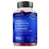 Nutravita Magnesium Citrate Gummies with Vitamin C - Vegan High Strength 2136mg Citrate Offering 200mg Elemental Mg - Magnesium Supplements with Vit C - Support Energy & Reduce Fatigue - Berry Flavour view 1