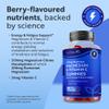 Nutravita Magnesium Citrate Gummies with Vitamin C - Vegan High Strength 2136mg Citrate Offering 200mg Elemental Mg - Magnesium Supplements with Vit C - Support Energy & Reduce Fatigue - Berry Flavour view 2