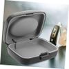 HAPINARY Portable Hearing Aid Carry Case Convenient Hearing Aid Container Protective Storage Box with Shockproof Water-Resistant Sealing Cover Abs PVC Travel Case view 2