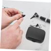 HAPINARY Portable Hearing Aid Carry Case Convenient Hearing Aid Container Protective Storage Box with Shockproof Water-Resistant Sealing Cover Abs PVC Travel Case view 4
