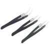 3pcs Ceramic Non Conductive Tweezers Set for Precision Work, Anti Static and Heat Resistant Tools view 3