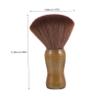 ERINGOGO Male Beard Brush Wooden Handle Bristles Handy Grip Facial Cleansing Personal Care Accessory for Men Travel and Business Trips Suitable Gift for Father's Day and Valentine's Day Random Color view 2