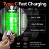 2025 New Electric Shaver for Men, Double Head Wet & Dry Waterproof Razor, Mini Rechargeable Portable (02#-Silver) view 4