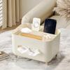 Agmoctz Multifunctional Tissue Box Holder, Modern Tissue Dispenser, Tissue Cover Nightstand Organizer, A view 4