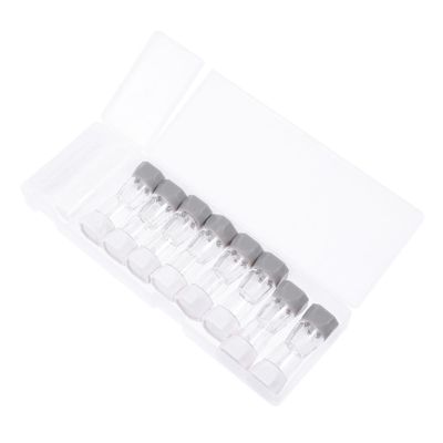 GANAZONO 8pc Contacts Lens Box Creative Cosmetic Eye Lens Case for Daily Use for Travel and Organization