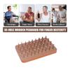 Agmoctz 36-Hole Wooden Pegboards for Finger Dexterity, Hand Rehabilitation Board with 4mm/6mm/8mm Pegs, Hand Therapy Peg Board view 2
