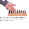 Agmoctz 36-Hole Wooden Pegboards for Finger Dexterity, Hand Rehabilitation Board with 4mm/6mm/8mm Pegs, Hand Therapy Peg Board view 3