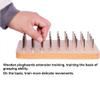 Agmoctz 36-Hole Wooden Pegboards for Finger Dexterity, Hand Rehabilitation Board with 4mm/6mm/8mm Pegs, Hand Therapy Peg Board view 4