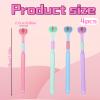4 PCS 3 Sided Toothbrush for Kids & Adults, Autism Toothbrush, 360 Deep Clean, Soft Bristles, Ergonomic Handle, Efficient Oral Care for All Ages, Travel-Friendly Design view 2