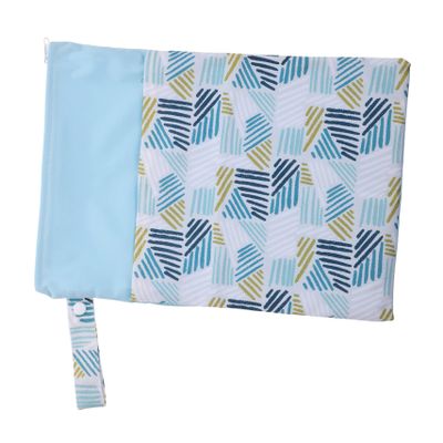 HOUDERCO Waterproof Sanitary Napkin Storage Pouch, Polyester Portable Menstrual Pad Bag, Travel Diaper Holder for Nursing Pads and Sanitary Towels