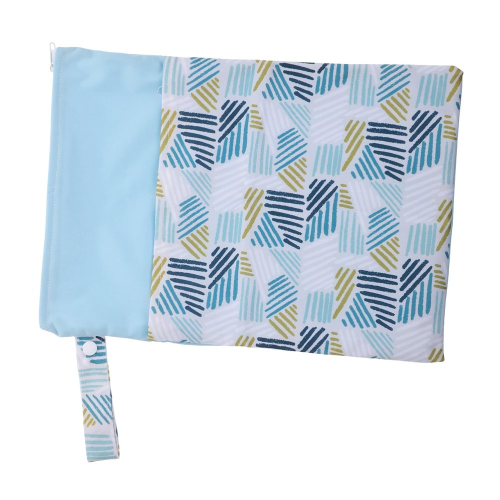 HOUDERCO Waterproof Sanitary Napkin Storage Pouch, Polyester Portable Menstrual Pad Bag, Travel Diaper Holder for Nursing Pads and Sanitary Towels