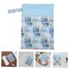 HOUDERCO Waterproof Sanitary Napkin Storage Pouch, Polyester Portable Menstrual Pad Bag, Travel Diaper Holder for Nursing Pads and Sanitary Towels view 4