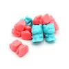 Bubblegum Flavoured Pigs Jelly Sweets - Two-Coloured Happy Little Pigs (250g) view 1