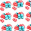 Bubblegum Flavoured Pigs Jelly Sweets - Two-Coloured Happy Little Pigs (250g) view 2