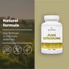 Bandini Citicoline 125 Tablets - CDP Choline Supplement, up to 500mg Daily - High Strength CDP-Choline Support for Cellular Function, Active Lifestyle, Mental Performance - Non-GMO, Vegan Friendly view 4