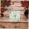BUGUUYO Leaf Napkins 60 Sheets Decorative Holiday Napkins in Green with Stylish Decorative Leaf Design Soft Absorbent Paper for Party and Table Setting Occasions view 3