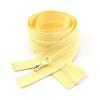 ZIPZSY 2PCS #5 Resin Open-End Zippers, Single Slider, One-Way Separating Zipper Fasteners for Clothing and Sewing Craft (Yellow, 120cm) view 1