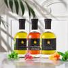 Caravella Fine Food 3x Tangerine, Chili & Garlic, Basil Flavored Extra Virgin Olive Oils 250 ml -Italian Cold-pressed Aromatic blend Gourmet Gift -for Cooking Drizzling Marinades Vinaigrettes