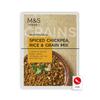 M&S Microwave Spiced Chickpea, Rice & Grain Mix, 250g, Blend of Bulgur Wheat and Wild Rice (PACK OF 3X) view 2