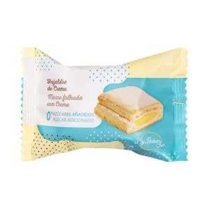 Puff pastry stuffed with cream Hacendado without added sugar 80 g approx. Pack 6