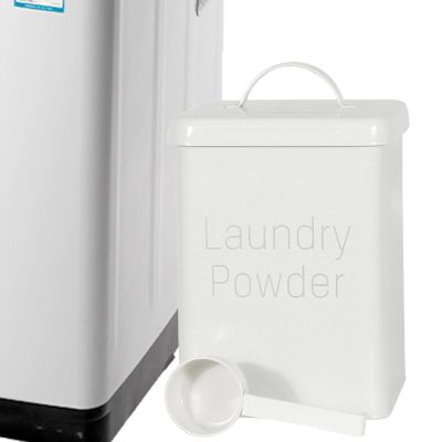Detergent Box - Washing Powder Box Dosing Spoon | 3L Detergent Storage Washing Powder Box | Washing Powder Box | 3 Pound Storage Bucket, Detergent Detergent Container Washing Powder Container