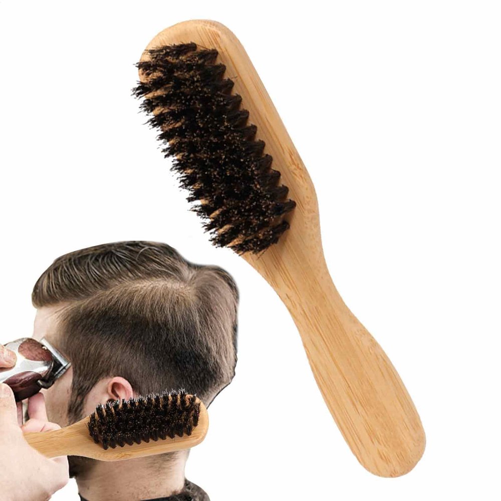 Boar Hair Pusca | Male Beard Fee | Beard, Moustache, Beard Grooming Tool, Hair Brush, Smooth and Face