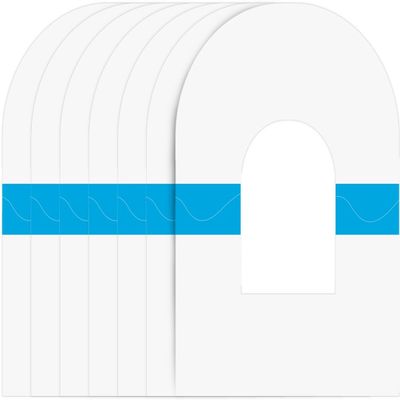 QaZanteiar Omnipod 5 Adhesive Patches - 40 Pack Waterproof Pre-Cut Transparent Patches for Omnipod 5 Dash Pods Clear Overpatch & Latex-Free,Easy to Apply & Remove