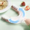NVOQILIN Cartoon Handheld 360 Degree U-Shaped Baby Toothbrushes Soft Silicone Teeth Brush view 4