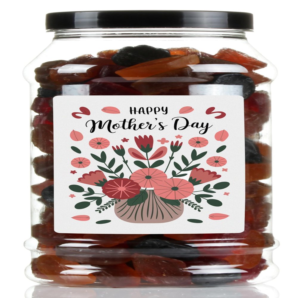 Mothers Day Lion Wine Gums Sweet Gift Jar by Just Treats - Blooming with Love - J20