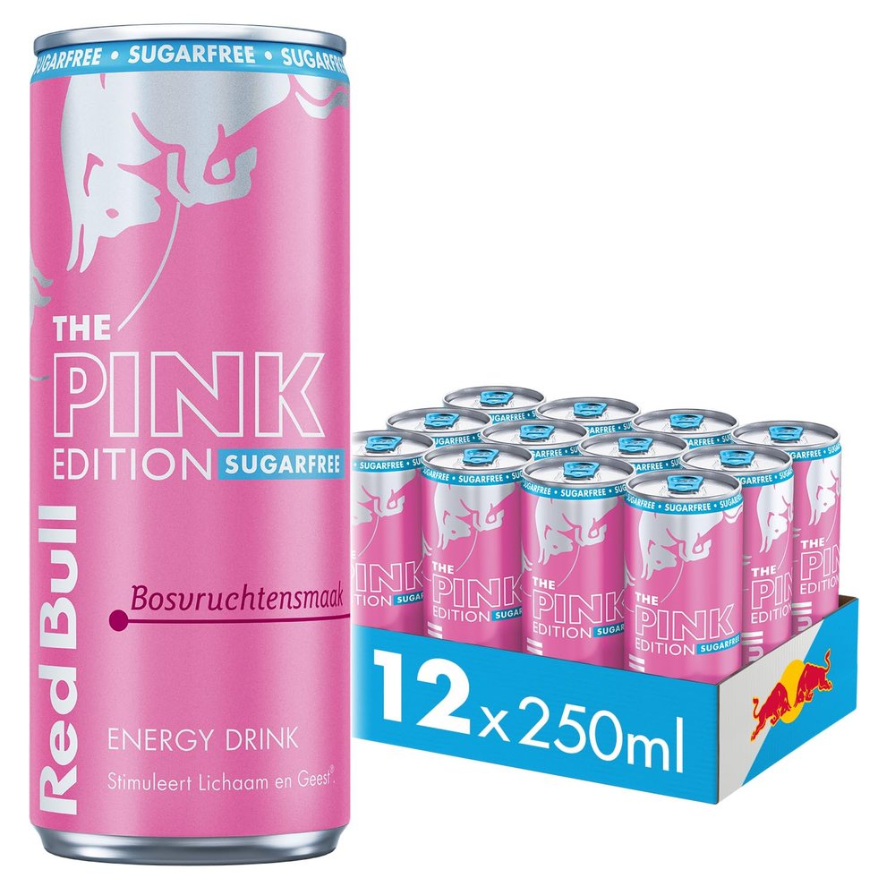 Red Bull - The Pink Edition Wild Berry - sleekcan - 12x25 cl - NL