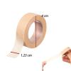 6 Rolls Nose Tape After Rhinoplasty 1.25cm x 9.14m Micropore Tape Nose Tape Rhinoplasty Gauze Breathable Bandages Earring Microporous Tape for Wound Injuries Swelling view 2