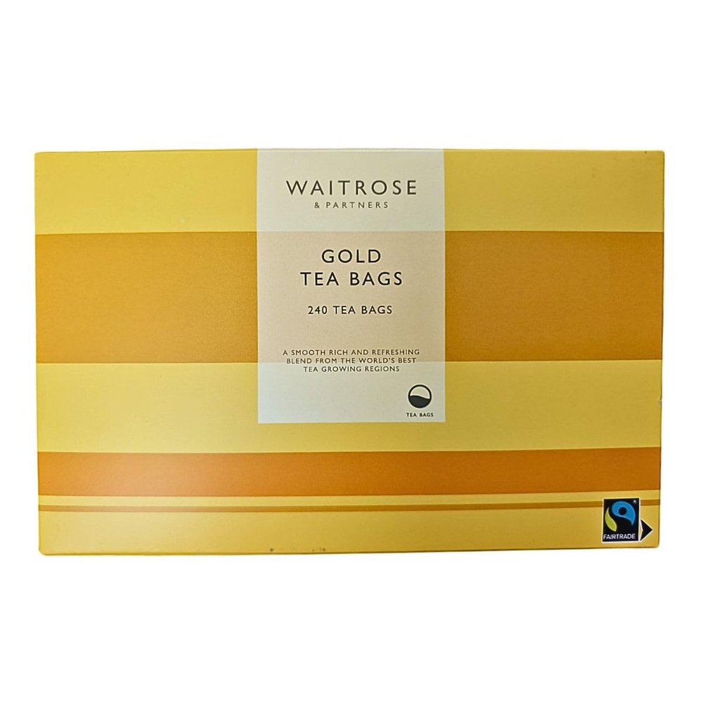 Waitrose Gold Tea Bags 240 Pack Smooth Rich & Refreshing
