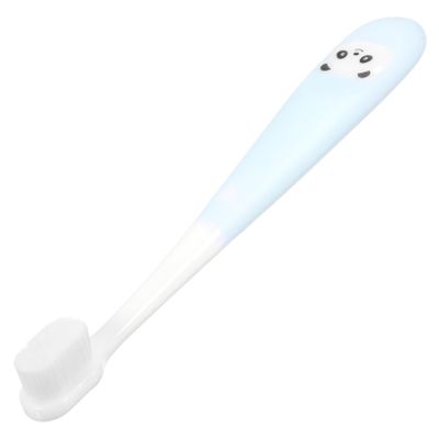 HOUDERCO Toothbrush White Panda and Non-Slip Handle with Soft Bristles Kids and Teeth Cleaning for Comprehensive Cleaning, Includes Practical Storage Bucket, for Daily Mouth Care