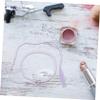 ARTSEWPLY Eyelash Tweezers Bracelet Lash Clamp Tweezers Eyelash Holder for Extensions Applicator Travel Replacement view 4
