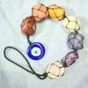 Lalit Kishori 7 Chakra Stones Healing Crystals | Wall Window Hanging Ornaments | Happy Yoga Meditation Protection Stone | Good Luck Gifts view 1