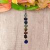 Lalit Kishori 7 Chakra Stones Healing Crystals | Wall Window Hanging Ornaments | Happy Yoga Meditation Protection Stone | Good Luck Gifts view 2