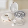 Denture Case Brace Storage Box Retainer Case Mouth Guard Case Container Case Round Denture Case view 3
