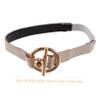 1 Pair Beige Elastic High Heels Shoe Straps with PU Leather and Alloy Buckle, No Installation Required, Strong and Simple Positioning Strap for Secure Fit on High Heels view 2
