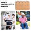 Baluue Hand Rehabilitation Wooden Peg Board Finger Exercise Trainer Reaction Training Function for Occupational Therapy 9.4x6.1x0.7 Inches view 3