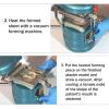 1000W Dental Vacuum Forming Machine, Former Molder Heat Thermoforming Lab Equipment, Heavy Duty Adjustable Material Former, DIY Dentur Kit,220V view 3