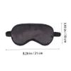 SKISUNO Travel Blindfold Set 3pcs Silk Sleeping Eye Mask with Headband and Storage Bag, Calming Facial Skin and Relieving Stress for Insomnia and Dry Eyes view 2