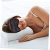 SKISUNO Travel Blindfold Set 3pcs Silk Sleeping Eye Mask with Headband and Storage Bag, Calming Facial Skin and Relieving Stress for Insomnia and Dry Eyes view 4
