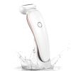 2 in1 Electric Lady Shaver for Women, Painless Womens Razor Bikini Trimmer, Cordless Wet & Dry Electric Razors for Women Legs Underarms Pubic Hair Rechargeable IPX7 Waterproof Lady Shaver (White)
