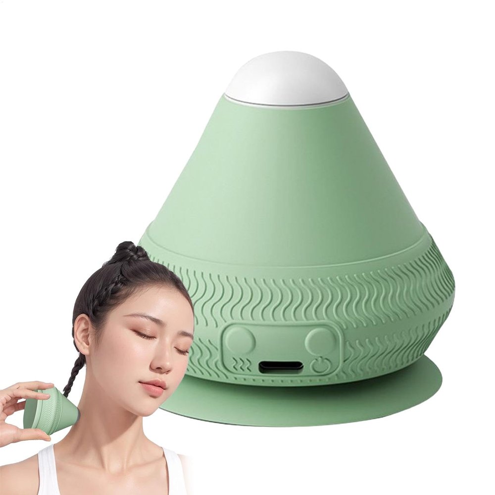Portable Massaging Tool, Massaging Fascia Roller, Foot Yoga Fitness Release, Back Adsorption Heated Massage Tool for Men, Sturdy Silicone and PC